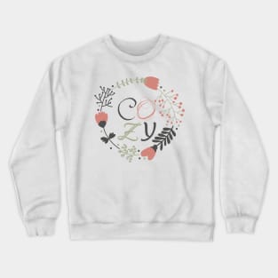 Cozy Country House Design White Crewneck Sweatshirt